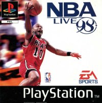 NBA Live 98 Playstation US box art